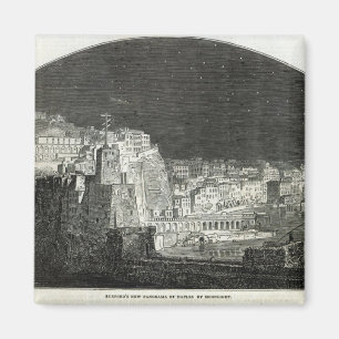 Het nieuwe Panorama van Napels van Burford door Mo Magneet