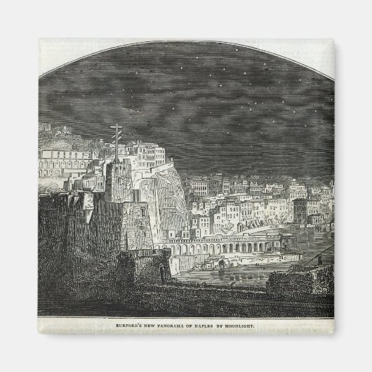 Het nieuwe Panorama van Napels van Burford door Mo Magneet (Voorkant)