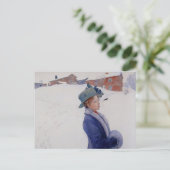 Het nieuwe Pet van Lisbeth Briefkaart (Staand voorkant)