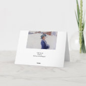 Het nieuwe Pet van Lisbeth Feestdagen Kaart (Achterkant)