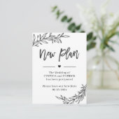 Het Nieuwe Plan van de weddenschap sparen de Nieuw Briefkaart (Staand voorkant)