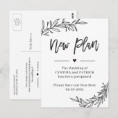 Het Nieuwe Plan van de weddenschap sparen de Nieuw Briefkaart (Voorkant / Achterkant)