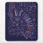 Het nieuwe pornografen ruimteschip muismat (Voorkant)