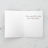 Het nieuwe Roze Dier van de Kaart van het Baby (Binnen)