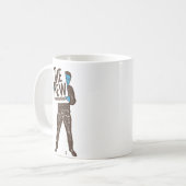 Het nieuwe teken van Pornografen Koffiemok (Voorkant links)