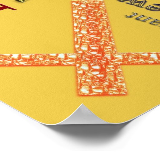 Het nieuwe testament poster (Hoek)