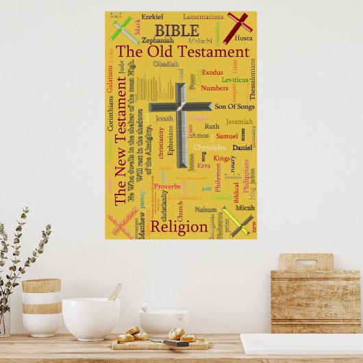 Het nieuwe testament poster (Keuken)