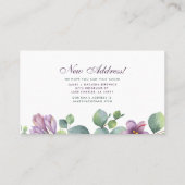 Het nieuwe Thuis Botanische We hebben Eucalyptus a Visitekaartje (Achterkant)