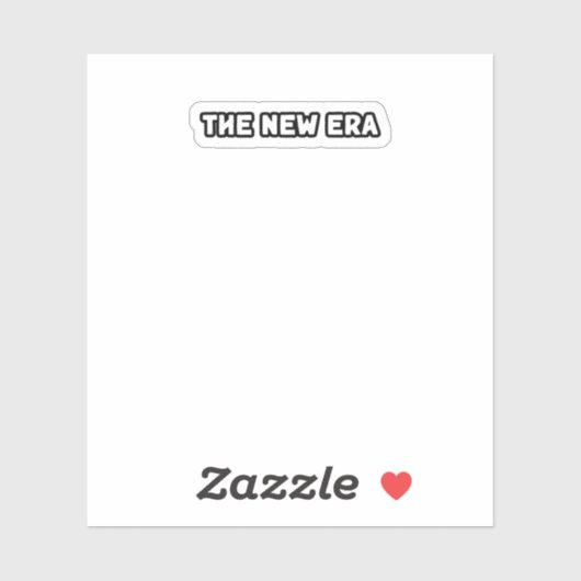 Het nieuwe tijdperk Innovatie Visionaire Toekomst Sticker (Vel)