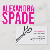 Het nieuwe Visitekaartje van de Koel -  in Roze (Voorkant / Achterkant)