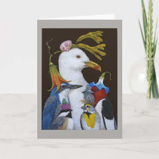 Het nieuwe wenskaart Nanny Kaart (Voorkant)