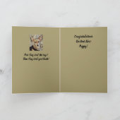 HET NIEUWE WENSKAART VAN HET PUPPY BEDANKKAART (Binnen)