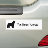 Het nieuws kent bumpersticker (Op auto)