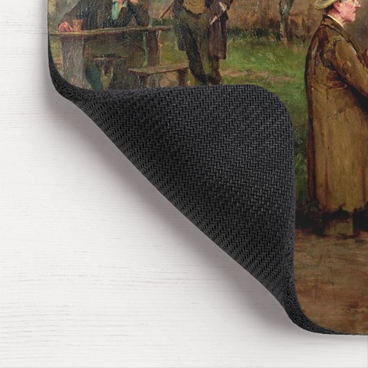 Het nieuws lezen muismat (Hoek)