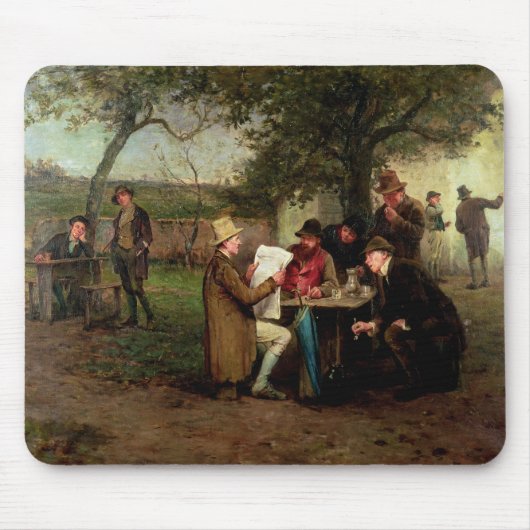 Het nieuws lezen muismat (Voorkant)