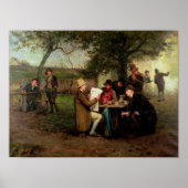 Het nieuws lezen poster (Voorkant)