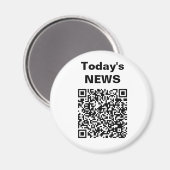 Het NIEUWS van vandaag Koelkast Magneet (Voorkant / Achterkant)