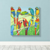 Het nieuws verspreiden canvas afdruk (Insitu (Houten vloer))