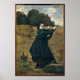 Het nieuwsgierige meisje poster