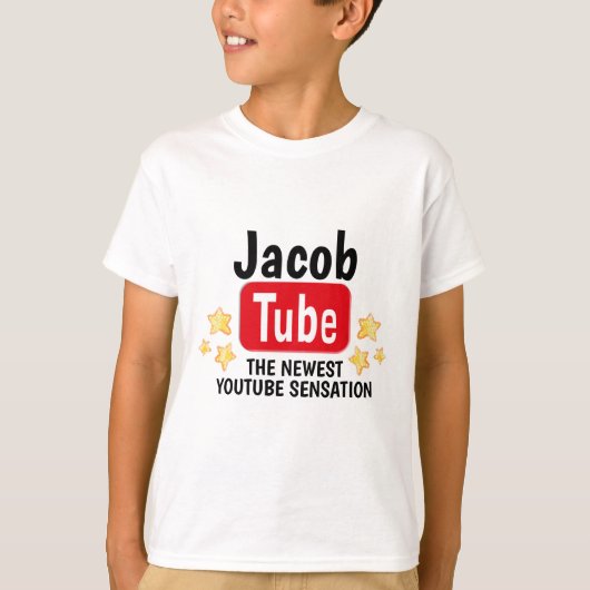Het nieuwste YouTube Sensation Verjaardag T-shirt (Voorkant)