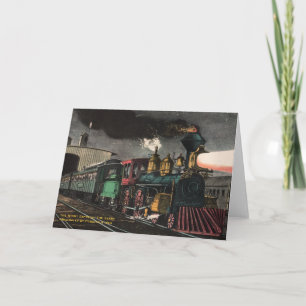 Het Night Express Wenskaart Kaart