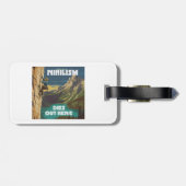 Het nihilisme sterft hier uit, het beklimmen van r bagagelabel (Achterkant horizontaal)