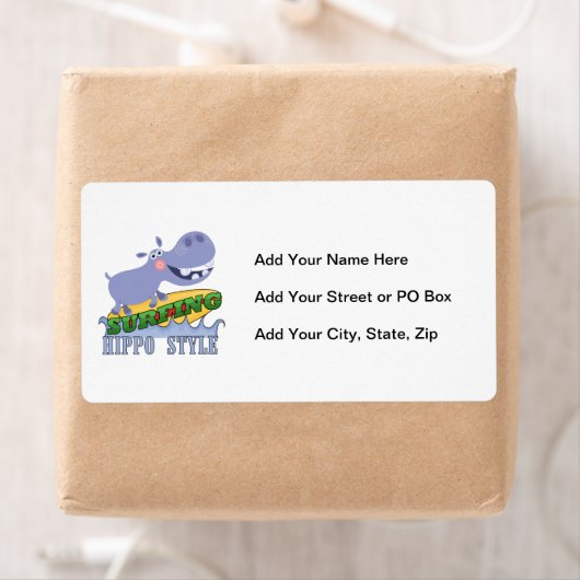 Het Nijlpaard van Surfer Etiket (Insitu)