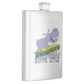 Het Nijlpaard van Surfer Heupfles (Rechts)