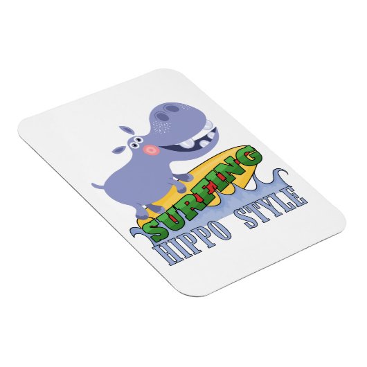 Het Nijlpaard van Surfer Magneet (Rechterzijde)