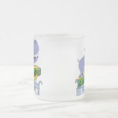 Het Nijlpaard van Surfer Matglas Koffiemok (Center)