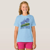 Het Nijlpaard van Surfer T-shirt (Voorkant volledig)