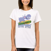 Het Nijlpaard van Surfer T-shirt (Voorkant)