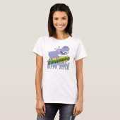 Het Nijlpaard van Surfer T-shirt (Voorkant volledig)