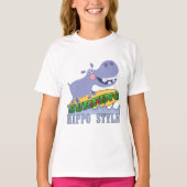 Het Nijlpaard van Surfer T-shirt (Voorkant)