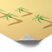 Het Nile  poster van de stijloude kaart (Hoek)