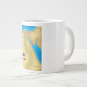 Het Nile  poster van de stijloude kaart Grote Koffiekop (Voorkant rechts)