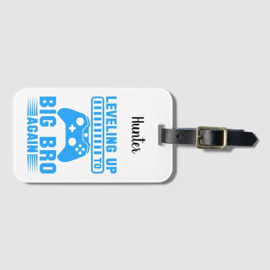 Het niveau aan Big Bro opnieuw Bagagelabel (Voorkant (horizontaal))