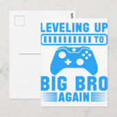 Het niveau aan Big Bro opnieuw Briefkaart (Voorkant / Achterkant)