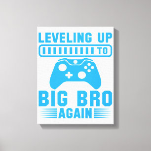 Het niveau aan Big Bro opnieuw Canvas Afdruk