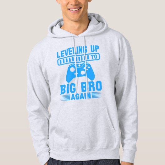 Het niveau aan Big Bro opnieuw Hoodie (Voorkant)