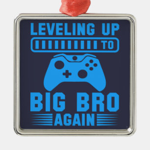 Het niveau aan Big Bro opnieuw Metalen Ornament