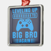 Het niveau aan Big Bro opnieuw Metalen Ornament (Links)