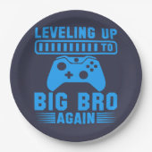 Het niveau aan Big Bro opnieuw Papieren Bordje (Voorkant)