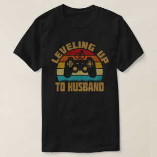 Het niveau tot de Videogame van de Groom van de Hu T-shirt