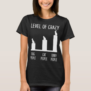 Het niveau van de luie hond mensen kletst mensen B T-shirt