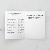 Het Niveau van Gamer op de Kaart van de Verjaardag (Binnen)