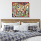 Het noodlottige uur, 3 kwartalen tot 12 | Paul Kle Canvas Afdruk (Insitu (Slaapkamer))