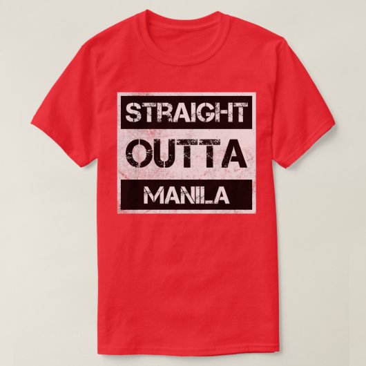 Het noodweer in Manilla T-shirt (Design voorkant)