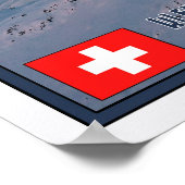 Het noordelijk gezicht van de Eiger Poster (Hoek)