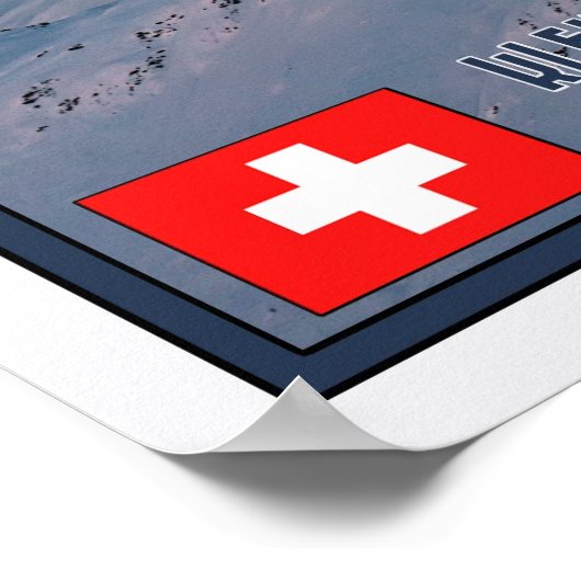 Het noordelijk gezicht van de Eiger Poster (Hoek)